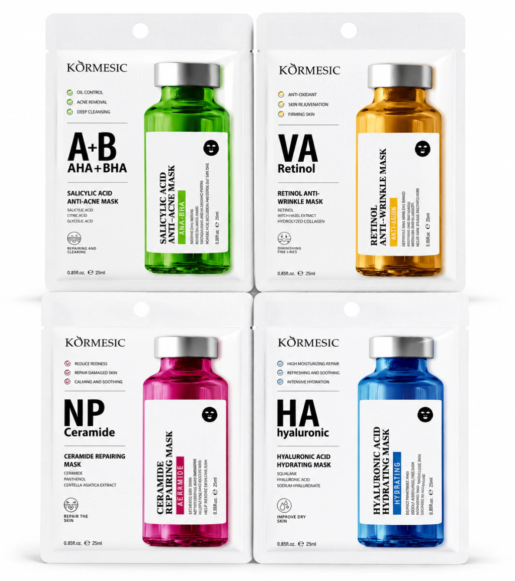 Mascarilla facial Kormesic A+B, VA, NP, HA